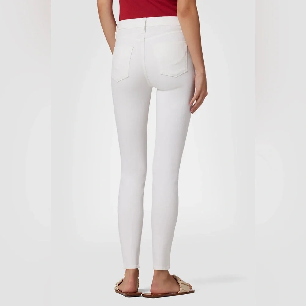 Hudson High Rise Barbara Super Skinny Jeans White Women’s 31 Stretch Comfort - Picture 2 of 13